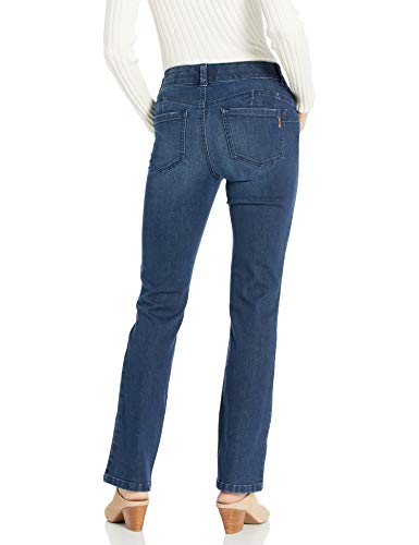 Vintage America Blues womens F'ab Body Sculpt Straight Leg Denim Jeans, Beverly, 8 US