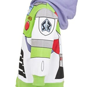 Disney Pixar Toy Story Buzz Lightyear Toddler Boys Fleece Zip Up Hoodie Green 3T