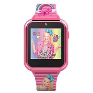 Accutime Kids Nickelodeon JoJo Siwa Educational Learning Touchscreen Smart Watch Toy for Girls, Boys, Toddlers - Selfie Cam, Learning Games, Alarm, Calculator, Pedometer & More (Model: JOJ4128AZ)