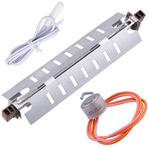 wr51x10055 refrigerator defrost heater replacements wr55x10025 refrigerator temperature sensor wr50x10068 defrost thermostat compatible with general electric hotpoint refrigerators replaces wr51x10030