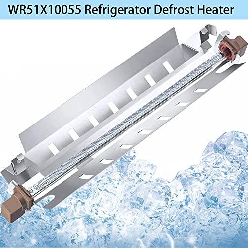 WR51X10055 Refrigerator Defrost Heater Replacements WR55X10025 Refrigerator Temperature Sensor WR50X10068 Defrost Thermostat Compatible with general Electric Hotpoint Refrigerators Replaces WR51X10030