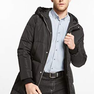 Orolay Men’s Thickened Down Jacket Winter Warm Down Coat Black