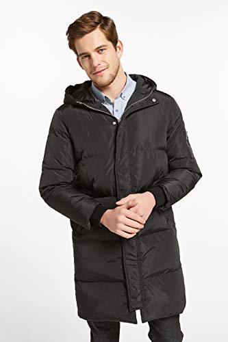 Orolay Men’s Thickened Down Jacket Winter Warm Down Coat Black