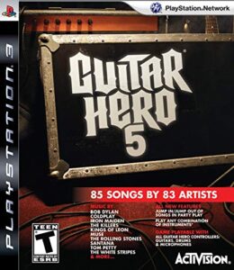 guitar hero 5 stand alone software - playstation 3 (game only) (renewed)