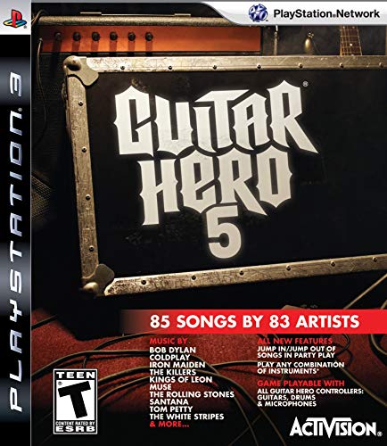 Guitar Hero 5 Stand Alone Software - Playstation 3 (Game only) (Renewed)