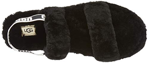 UGG Women's Oh Yeah Slipper, Black, 10