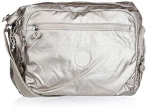 kipling women's gabbie crossbody, lightweight everyday purse, casual shoulder bag, metallic glow