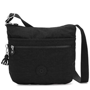 Kipling Arto Crossbody Bag, Black Noir, 11.25" L X 10.25" H X 1.5" D