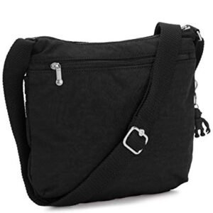 Kipling Arto Crossbody Bag, Black Noir, 11.25" L X 10.25" H X 1.5" D