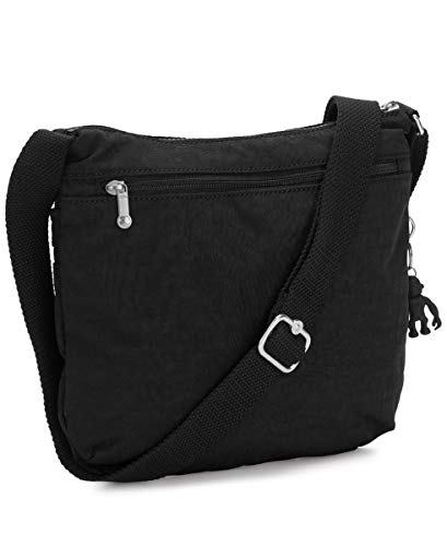 Kipling Arto Crossbody Bag, Black Noir, 11.25" L X 10.25" H X 1.5" D