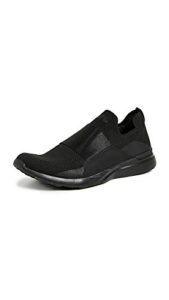 apl: athletic propulsion labs men's techloom bliss running sneakers, black/black, 14 medium us
