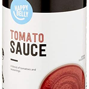 Amazon Brand - Happy Belly Tomato Sauce, 15 Ounce