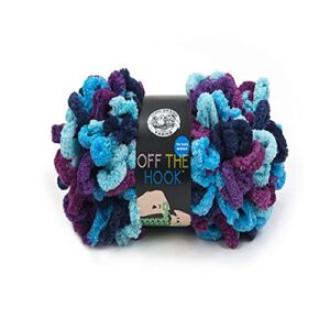 lion brand yarn off the hook yarn, bulky no-needle craft yarn for crocheting, hand-knitting yarn, 1-pack, hypnotic