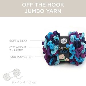 Lion Brand Yarn Off the Hook Yarn, Bulky No-Needle Craft Yarn for Crocheting, Hand-Knitting Yarn, 1-Pack, Hypnotic