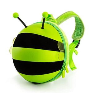 kiddietotes bumblebee backpack for kids, toddlers, and children - perfect for daycare, preschool, and pre-k