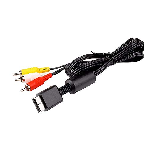 RGEEK PS2 PS3 AV Cable, AV to RCA Composite Cable Cord for Sony Playstation 2 PS2 PS3(6FT)