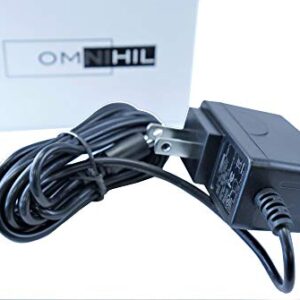 [UL Listed] OMNIHIL 8 Feet Long AC/DC Adapter Compatible with BGB34 - Fisher-Price My Little Lamb Platinum II Cradle ‘n Swing