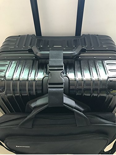 2pcs Two Add a Bag Luggage Set Strap Travel Luggage Suitcase Adjustable Belt Travel Accessories Travel Attachment - Connect Your 3 luggages