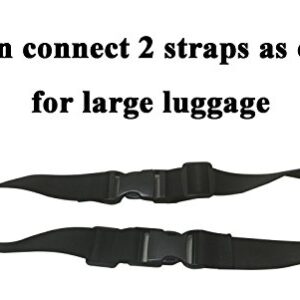 2pcs Two Add a Bag Luggage Set Strap Travel Luggage Suitcase Adjustable Belt Travel Accessories Travel Attachment - Connect Your 3 luggages