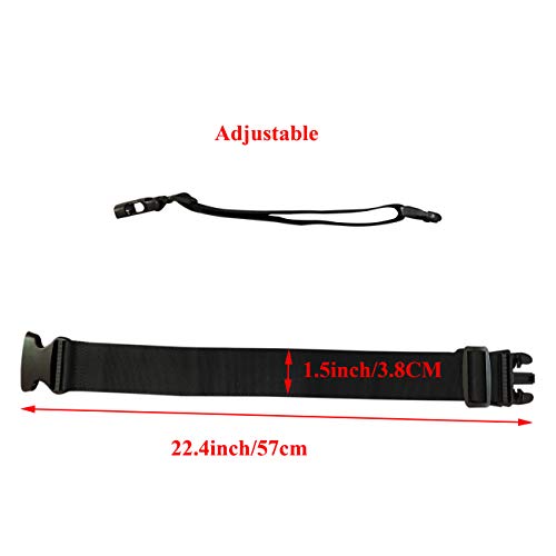 2pcs Two Add a Bag Luggage Set Strap Travel Luggage Suitcase Adjustable Belt Travel Accessories Travel Attachment - Connect Your 3 luggages