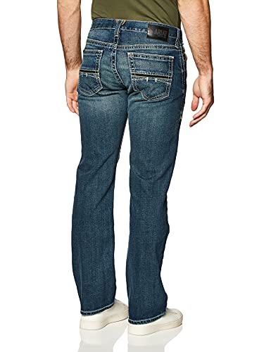 Ariat Male M7 Rocker Stretch Coltrane Stackable Straight Leg Jean Silverton 34W x 32L