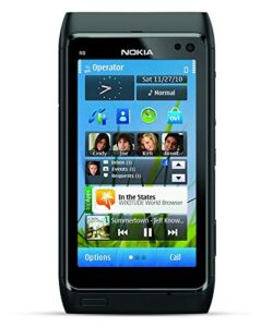 nokia n8 unlocked gsm touchscreen phone featuring gps with voice navigation and 12 mp camera (black) (black)