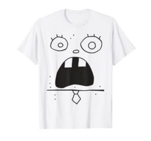 spongebob squarepants doodle bob face costume t-shirt