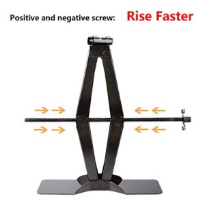 LEADBRAND Scissor Jack, 2.5 Ton(5,511lbs), Oversized Base, with Positive and Negative Screw, Saving Strength Design, Ideal for Auto/Pickup/Truck/SUV/MPV