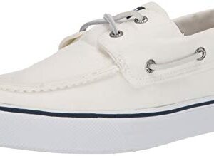 Sperry Men's Bahama II Boat Shoe, SW White, 10 M US