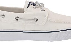 Sperry Men's Bahama II Boat Shoe, SW White, 10 M US