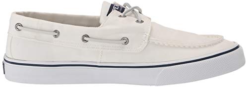 Sperry Men's Bahama II Boat Shoe, SW White, 10 M US