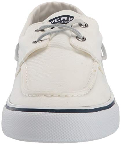 Sperry Men's Bahama II Boat Shoe, SW White, 10 M US