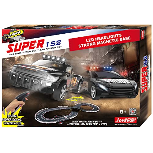 PAINISTIC Super 152 USB Power Slot Car Racing Set