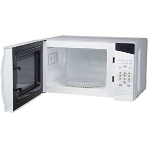 magic chef mcm770w 18 microwave with 0.7 cu. ft. capacity 10 power levels 700 cooking watts and 8 preprogrammed modes in white