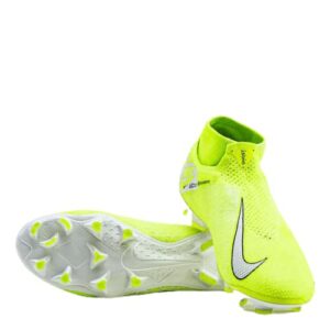 Nike Phantom VSN Elite DF FG Mens Football Boots AO3262 Soccer Cleats (UK 12 US 13 EU 47.5, Volt White Barely White 717)