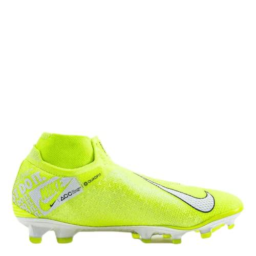 Nike Phantom VSN Elite DF FG Mens Football Boots AO3262 Soccer Cleats (UK 12 US 13 EU 47.5, Volt White Barely White 717)