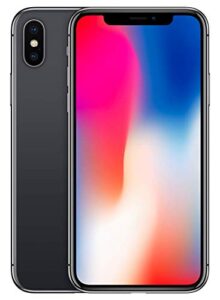 apple iphone x (64gb, space gray) [locked] + carrier subscription