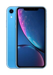 apple iphone xr (128gb, blue) [locked] + carrier subscription