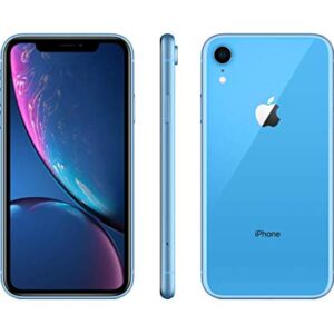 Apple iPhone XR (128GB, Blue) [Locked] + Carrier Subscription