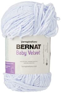 bernat baby velvet yarn, sky blue, 1 count (pack of 1)