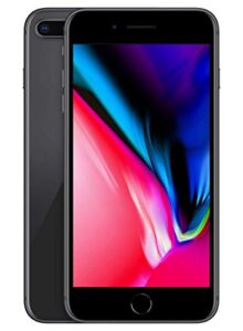 apple iphone 8 plus (64gb, space gray) [locked] + carrier subscription