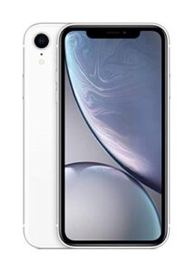 apple iphone xr (128gb, white) [locked] + carrier subscription