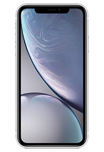 Apple iPhone XR (128GB, White) [Locked] + Carrier Subscription