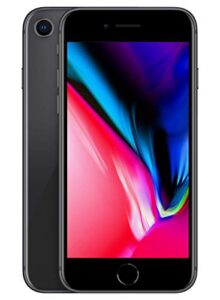 apple iphone 8 (256gb, space gray) [locked] + carrier subscription