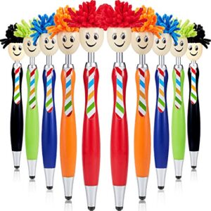 outus mop head pen screen cleaner stylus pens 3-in-1 stylus pen duster for kids and adults (10 pieces)