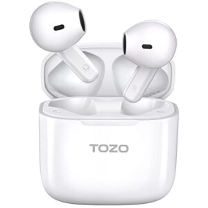 tozo a3 2023 upgraded wireless earbuds bluetooth 5.3 half in-ear lightweight headsets with digital call noise reduction, reset button hall detection,premium sound with long endurance