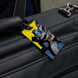 Batman Character Luggage ID Tags Suitcase Carry-On Cards - Set of 2