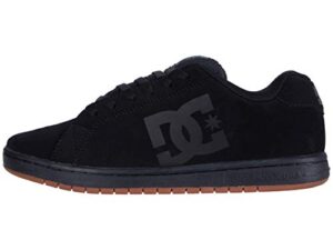 dc gaveler casual low top skate shoes sneakers black/gum 13 d (m)