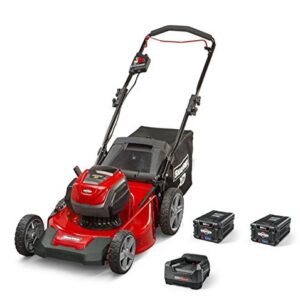 Snapper XD 82V MAX Electric Cordless 21-Inch Lawnmower Kit with (2) 2.0 Batteries & (1) Rapid Charger, 1687884, SXDWM82K (Renewed)