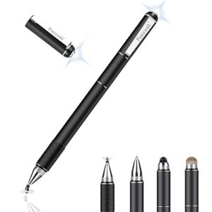 penyeah diamond stylus pen for ipad - multi tips capacitive stylist pens for touch screens, universal for apple iphone/ipad/android/microsoft/surface laptop tablet - black